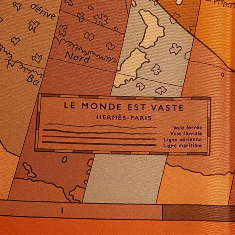 Le monde est vaste orange 